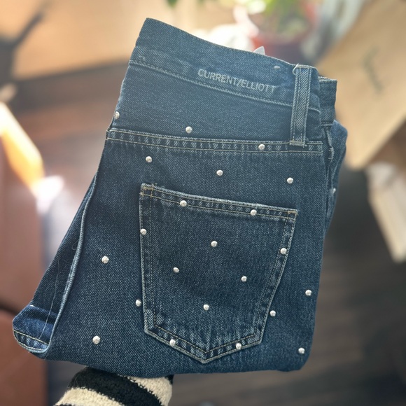 Current Elliot Studded Jeans - Picture 2 of 13